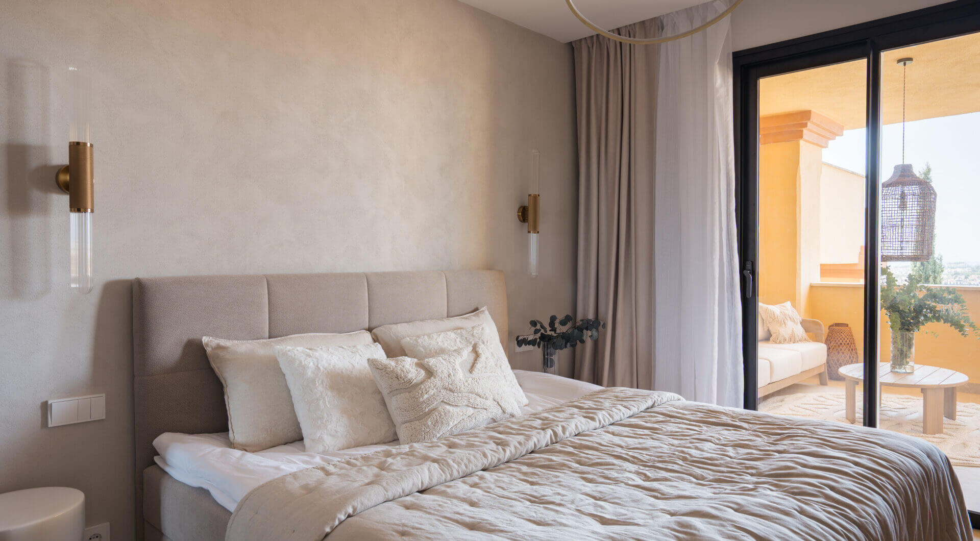 Olśniewający apartament z widokiem na morze w Cumbres del Rodeo, Nueva Andalucia.