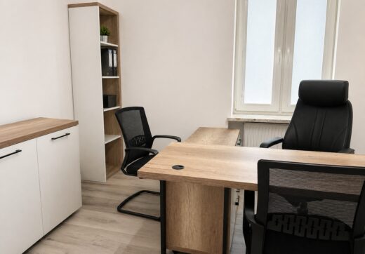 Reprezentacyjne biuro | 14 pokoi | Parking 8 aut