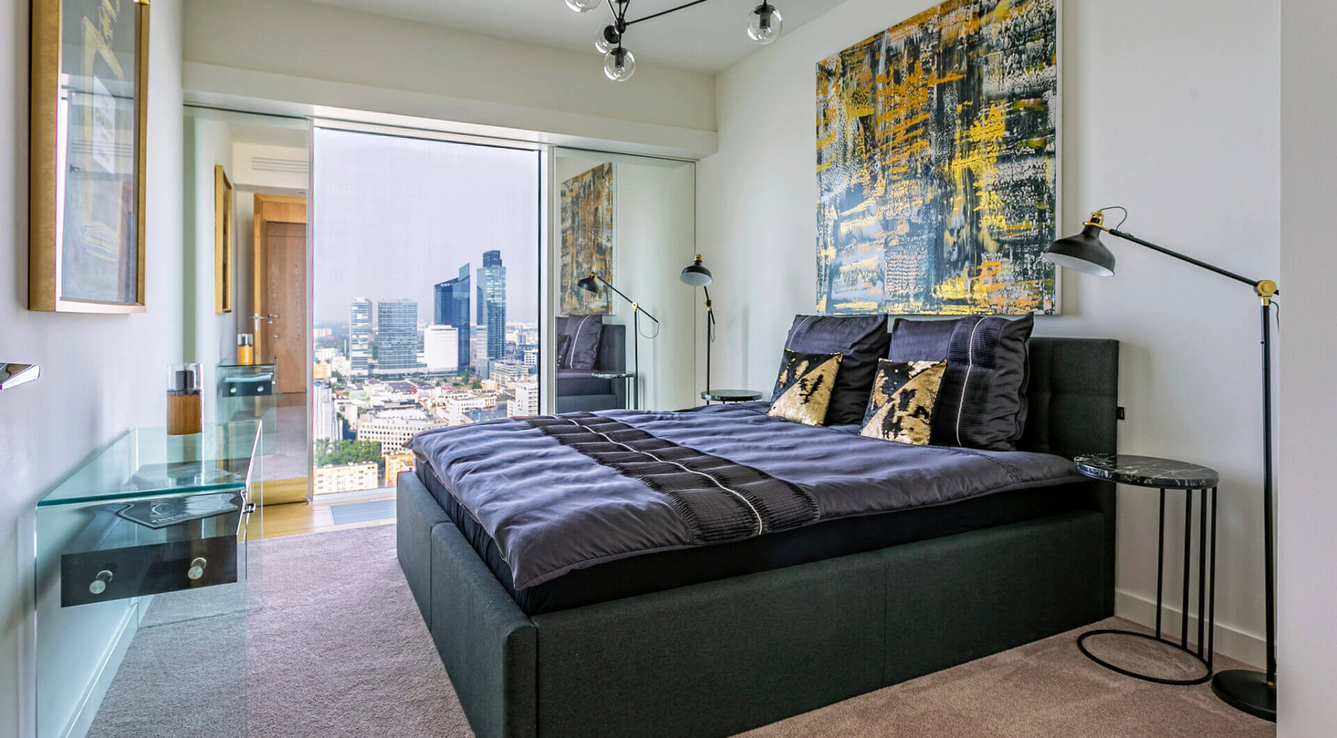 Luksusowy apartament 160 m² z widokiem na Warszawę