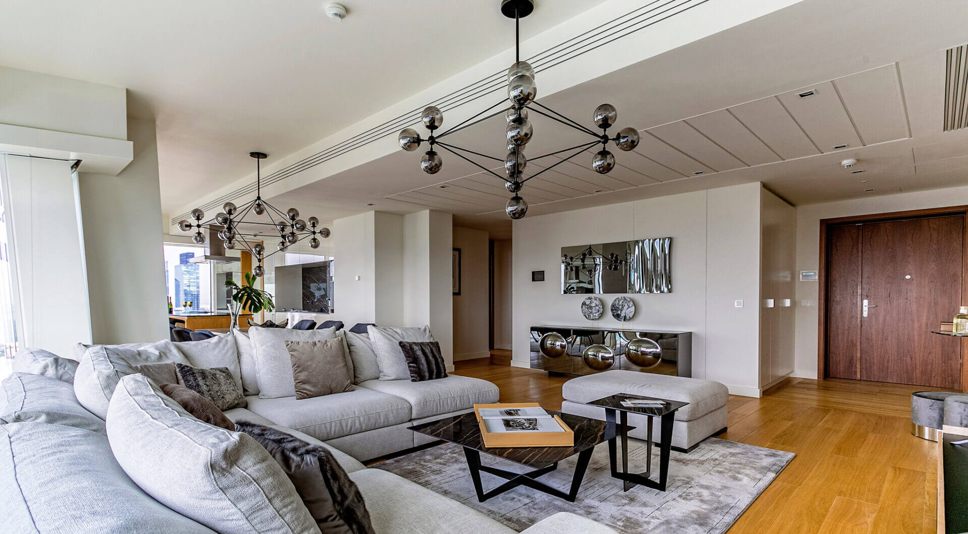 Luksusowy apartament 160 m² z widokiem na Warszawę