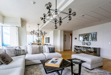 Luksusowy apartament 160 m² z widokiem na Warszawę