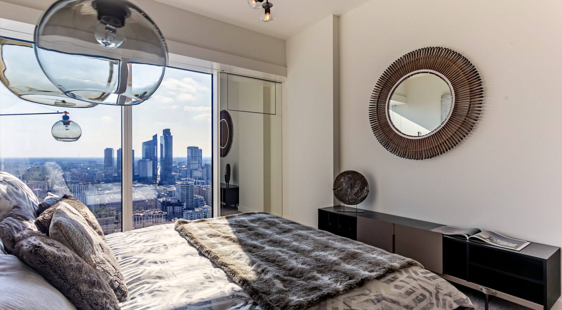 Luksusowy apartament 160 m² z widokiem na Warszawę