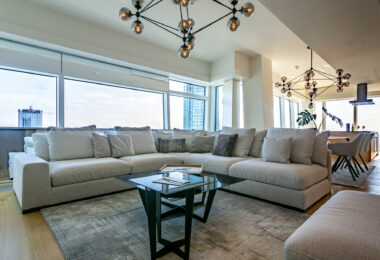 Luksusowy apartament 160 m² z widokiem na Warszawę